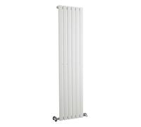 Balterley Single Panel Vertical Radiator, White Radiator, Vertical Flat Panel Radiators, Central Heating Radiators for Bathroom, Kitchen, Living Room - 354mm x 1500mm, 2041 BTU (Satin White)