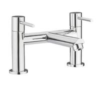 Balterley Luxury Round Deck Mounted Bath Filler Tap Chrome in Silver Balterley Silver