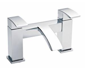 Balterley Luxury Square Deck Mounted Bath Filler Tap Chrome