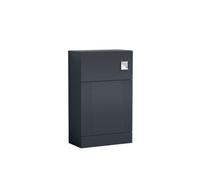 Balterley Modern Bathroom Belvide Retro Floor Standing Wc Back To Wall Toilet Unit, 500mm, Satin Dark Grey