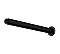 Balterley Modern Bathroom Long Round Ceiling Mounted Shower Arm Durable Stainless Steel Construction, 221mm - Matt Black Finish