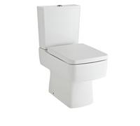 Balterley Modern Compact Semi Flush To Wall Pan And Cistern Wc Toilet (No Seat), 800mm X 355mm, White