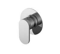 Balterley Concealed Shower Diverter Valve, Round Lever Handle Shower Diverter Valve 3 Way, 2 Way, 4-Way, Concealed Diverters for Thermostatic Showers - 100 x 135 x 100mm (Chrome)