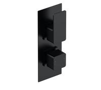 Balterley Modern Concealed Twin Thermostatic Shower Valve Matt Black 215mm Balterley Black