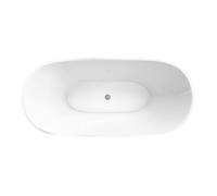 Balterley Modern Double Ended Bath, 1160 x 551 x 720mm, White Balterley White
