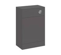 Balterley Modern Floor Standing Bathroom WC Toilet Unit - 500 x 300mm, Dark Grey Balterley Dark Grey