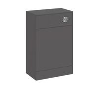 Balterley Modern Floor Standing Bathroom WC Toilet Unit - 500 x 300mm, Dark Grey Balterley Dark Grey