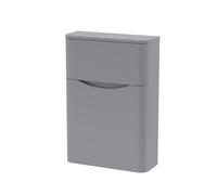 Balterley Modern Floor Standing Bathroom WC Unit Satin Grey 550mm Balterley Grey