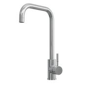 Balterley Square Kitchen Sink Mixer Tap, Top Fix Installation, Chrome in Silver Balterley Silver