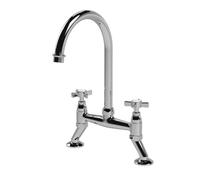 Traditional Bridge Mixer Kitchen Tap Balterley- Choice of Handle Type and Colour