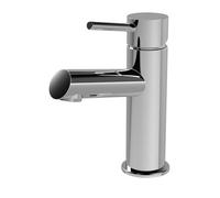 Balterley Nova Chrome Mono Basin Mixer With Push Button Waste, 1-Handle Deck Mounted Tap, 166 X 52 X 149mm