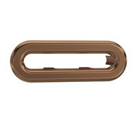 Balterley Oval Overflow Cover ABS Brushed Bronze Finish 54mm