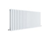 Balterley Pattingham Horizontal Double Panel Radiator, 600mm X 1398mm - Gloss White