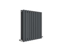 Balterley Pattingham Horizontal Double Panel Radiator, 600mm X 586mm - Anthracite