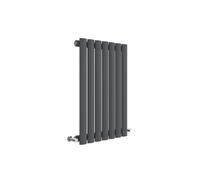 Balterley Pattingham Horizontal Single Panel Radiator, 600mm X 412mm - Anthracite