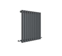 Balterley Pattingham Horizontal Single Panel Radiator, 600mm X 586mm - Anthracite