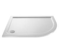 Balterley Premium Shower Tray - Right Hand Offset Quadrant - 1200mm x 800mm - White Balterley White