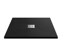 Balterley Premium Slimline Square Shower Tray - 900mm - Slate Black Balterley Black