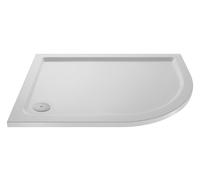 1200mm x 900mm Premium Slip Resistant Shower Tray - Right Hand Offset Quadrant - White