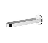 Balterley Pride Contemporary Bathroom Round Wall Mounted Bath Spout 45mm, Chrome in Silver Balterley Silver