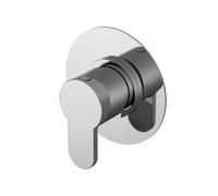 Balterley Pride Round Concealed Shower Stop Tap - Chrome in Silver Balterley Silver
