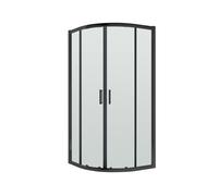 Balterley Quadrant 6mm Toughened Safety Glass Shower Enclosure - 900mm X 900mm - Black