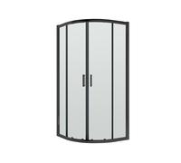 Balterley Quadrant 6mm Toughened Safety Glass Shower Enclosure Black 800mm Balterley Black