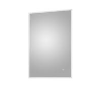 Balterley Rectangular LED Touch Sensor Mirror & Demister 700x500mm - Chrome in Silver Balterley Silver