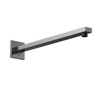 Balterley Rectangular Wall Mount Shower Arm - 360mm - Brushed Pewter