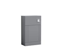 Balterley Retro Floor Standing Bathroom WC Toilet Unit - 500mm - Satin Grey Balterley Grey
