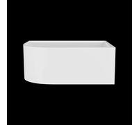 Right Hand J-Shaped Freestanding Bath from Balterley - 1500mm x 740mm