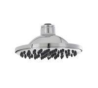 Balterley Rose Round Easyclean Shower Head Chrome 152mm in Silver Balterley Silver