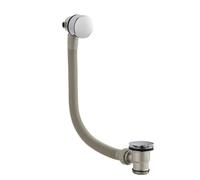 Balterley Round Bath Filler Tap, Freeflow Design, Brass Build, Precise Control, 70mm x 600mm - Chrome