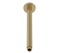 Balterley Round Ceiling Mount Shower Arm - 300mm - Brushed Brass