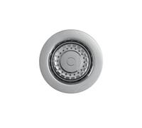 Balterley Round Kitchen Sink Strainer Waste Without Overflow, Top Fix Installation, 98 X 114 X 214mm, Chrome