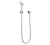 Balterley Bidet Sprayer Kit, Manual Douche Spray Head and Hose, Round Head and Flexible Hose, Handheld Bidet Sprayer for Toilet, Wall Mounted Douche Shower Spray Kit - 25 x 130 x 25mm (Chrome)