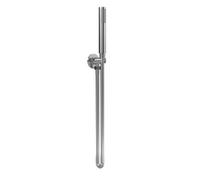 Round Outlet Elbow, Parking Bracket & Minimalist Shower Handset - Chrome
