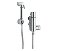 Round Thermostatic Douche Spray Kit Chrome Balterley Silver One Size