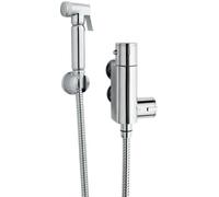 Balterley Round Thermostatic Douche Spray Kit Chrome in Silver Balterley Silver