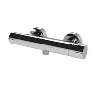 Round Wall Mount Shower Thermostatic Bar Valve Tap Kit Not Included Balterley Silver One Size