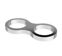 Balterley Shower Accessories Universal Shower Hose Retainer Chrome in Silver Balterley Silver