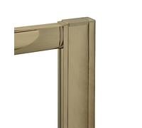 Balterley Shower Extension Profile Kit for Enclosure, Durable Aluminium Brushed Brass Shower Screen Extension Kit, Wall Adjustment Kit - 20 x 49 x 1850mm (Brush Brass)