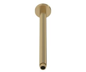 Balterley Shower Head Extension Arm, 300mm Round Extended Shower Arm Support, Ceiling Mounted Extension Arms for Bathroom Showerhead, Support Arms for Showerheads - 60 x 60 x 380mm (Brushed Brass)