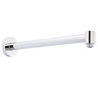 Balterley Shower Head Extension Arm, 300mm Round Extended Shower Arm Support, Wall Mounted Extension Arms for Bathroom Showerhead, Support Arms for Showerheads - 55 x 328 x 55mm (Chrome)