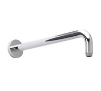 Balterley Shower Head Extension Arm, 400mm Round Extended Shower Arm Support, Wall Mounted Extension Arms for Bathroom Showerhead, Support Arms for Showerheads - 60 x 400 x 85mm (Chrome)