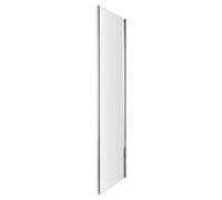 Balterley Shower Side Panel, 5mm Toughened Safety Glass Shower Panels, Framed Bathroom Glass Panel for Enclosures, Bathroom Side Panels, Enclosure for Showers -690 x 31 x 1850mm (Chrome)