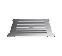 Balterley Shower Tray Waste with Drain Cover, Square Shower Trap Cover, Waste Replacement for Bathroom Tray, Drain Covers for Bathroom Trays, Trap Covers Replacement - 114 x 114 x 86mm (Chrome)