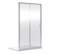 Balterley Sliding Shower Door, 1900x1700mm in Silver Balterley Silver