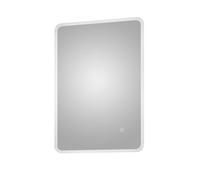 Balterley Soft Square Led Touch Sensor Mirror With Demister, 700X500mm - Chrome