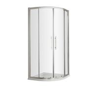 Balterley Sonic 800mm Quadrant Shower Enclosure with 8mm Glass, Bar Handle & Easyfit Assembly System - Chrome